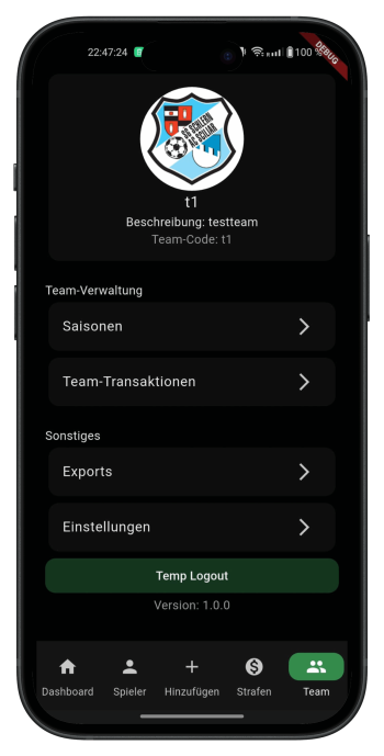 Team-Verwaltung